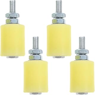 Hemobllo Rouleau De Porte Coulissante En Nylon 4 Pièces Galet De Guidage Silencieux Pour Portail Électrique Installation Facile Et Résistance À La Corrosion
