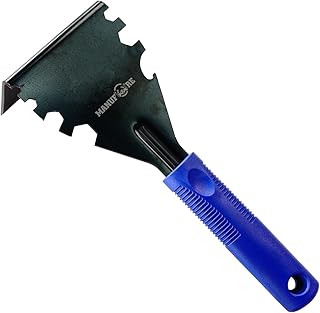 MANUFORE Arrache-moulure/Pied de biche multifonction – Outil de démolition pour plinthes, planchers en bois, cadres de porte et carreaux (Bleu)