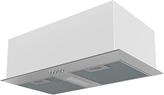 CATA GCB 55 X – Hotte de cuisine groupe filtrant 55 cm, inox, 3 vitesses, 371 m³/h, LED compacte, filtre métallique, installation évacuation ou recyclage