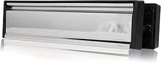 UAP MailPlate 10 pouces : Boîte aux lettres en chrome poli pour porte d