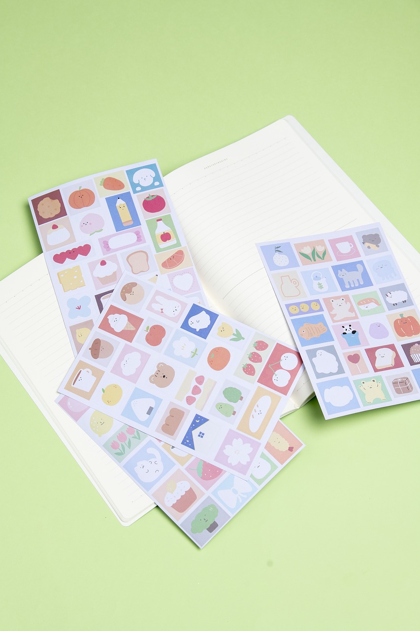 our-story sticker, scrapbooking, diy, craft, stationery, planner, decal, colorful, cute