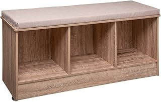 5 five simply smart Banc 3 Cases Effet chêne Naturel Mix N